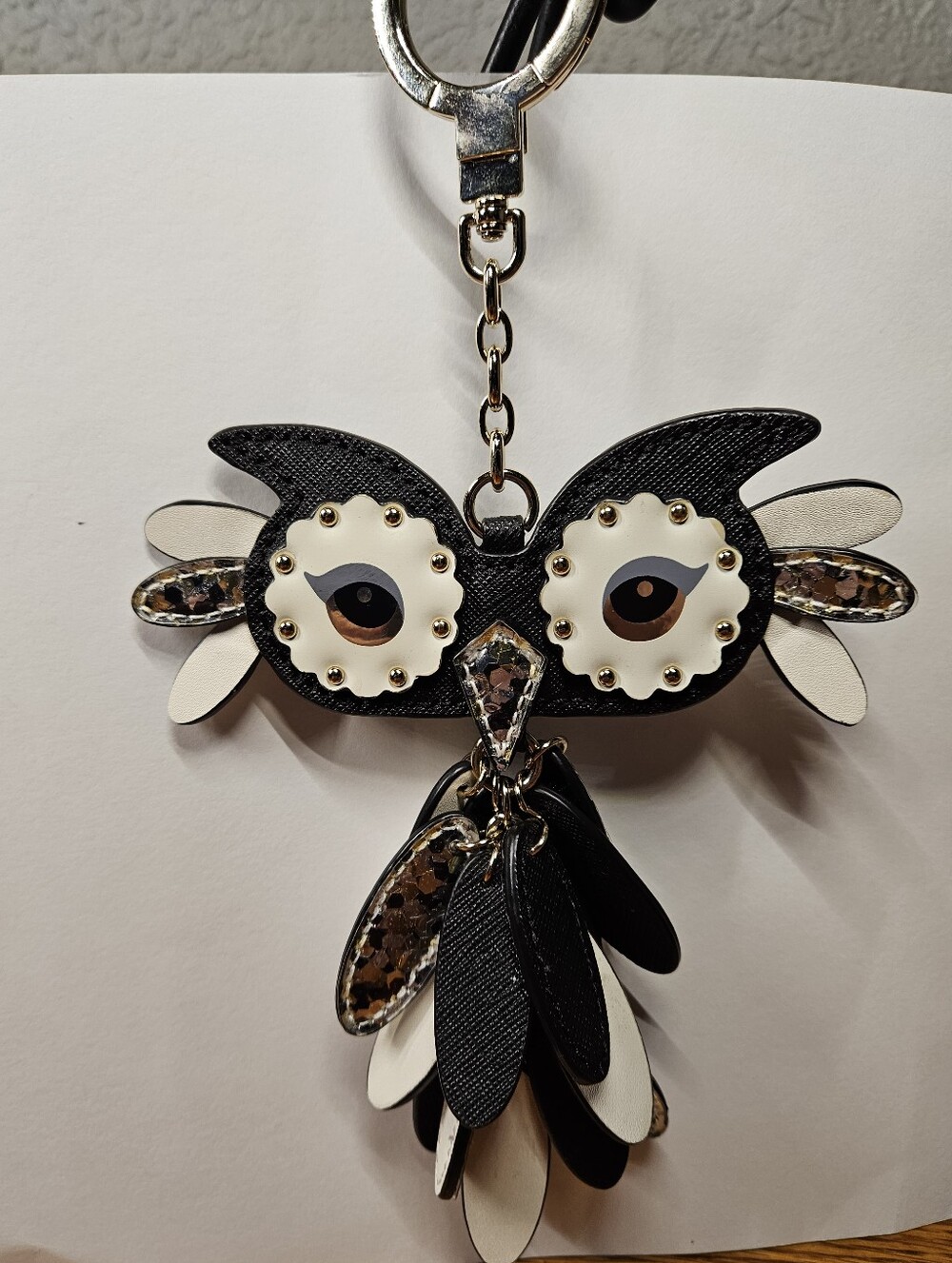 Kate Spade Dangle Owl Keyfob Charm